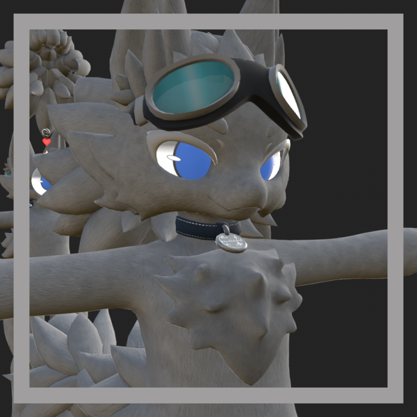 Chibi Novabeast Furbrushed Normal, Height and Roughness Maps