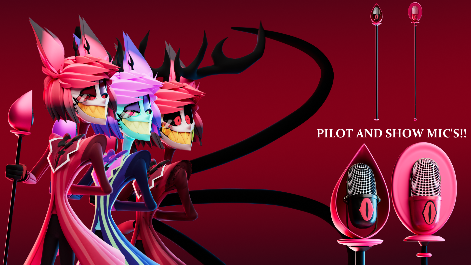 Hazbin Hotel Alastor(アラスター)ピンズ Hazbin hotel pin alastor - Etsy 日本