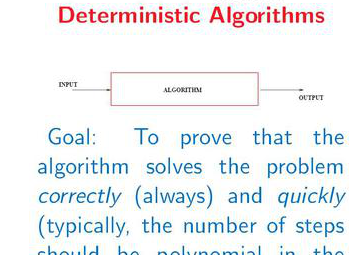 Deterministic Algorithms image.