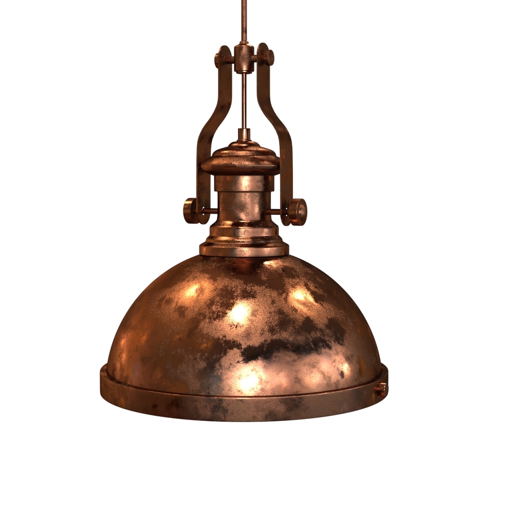 Copper Nautical Pendant Ceiling Light KEYSHOT MODEL