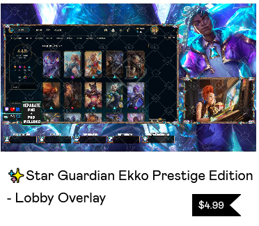 Star Guardian Ekko Prestige Edition - In Game Overlay