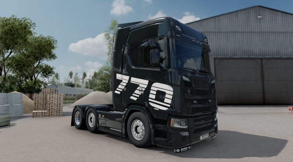 Scania 770S | Black | ETS2 by Reecyb | Designs