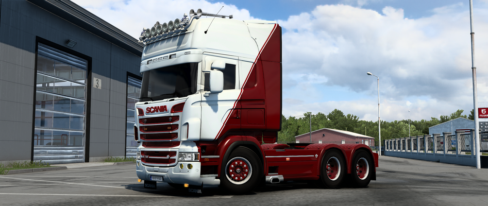 Red Line RJL's Scania R 6|series Skin by VictorSE Graphic Design