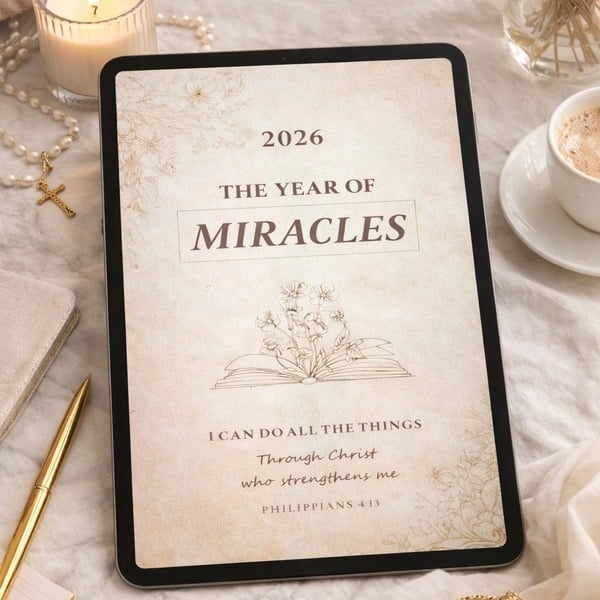 The Year of Miracles: 2026 Faith Planner