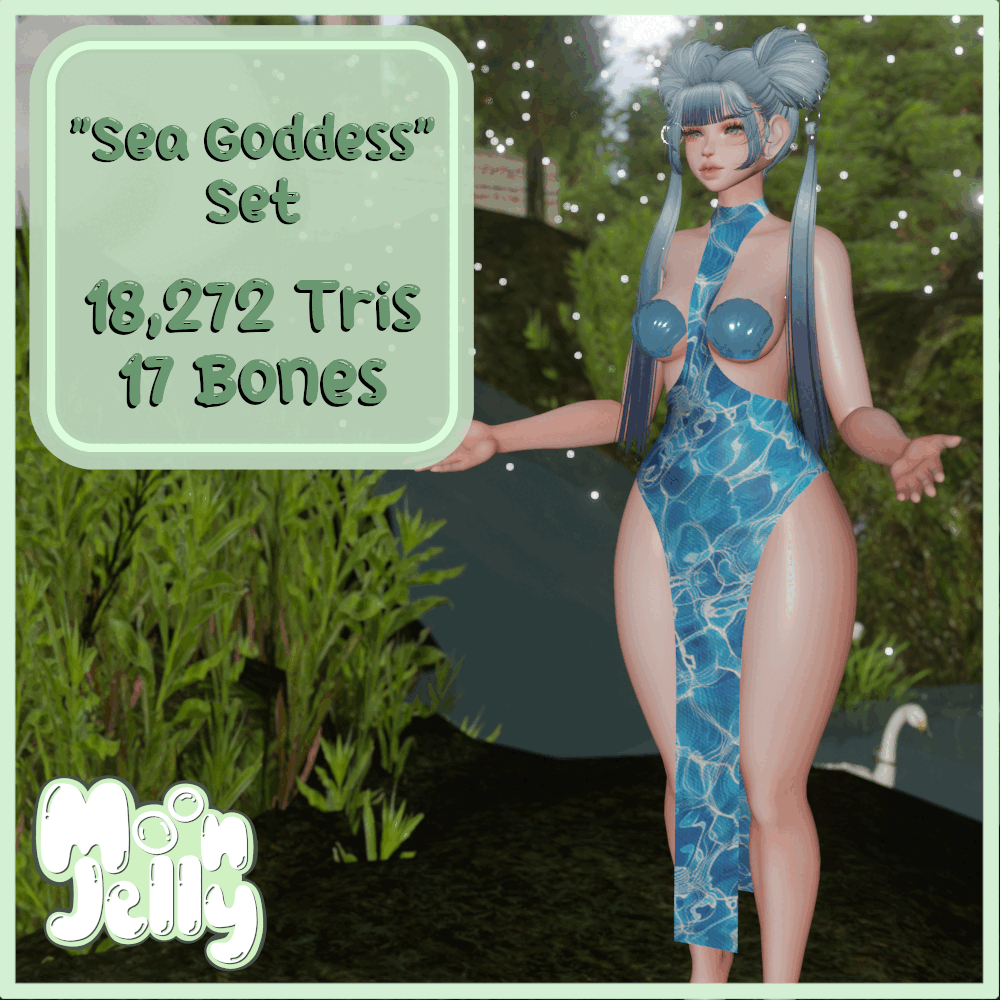 ► "Sea Goddess" Set [Server Free for 24h]
