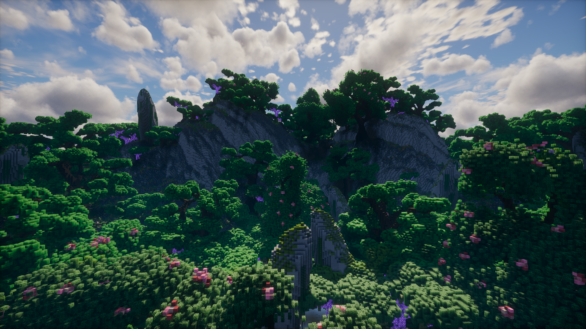 Yeen - 7k x 7k Epic Fantasy Survival/MMORPG Map (1.20+, Structures, Download) Minecraft Map