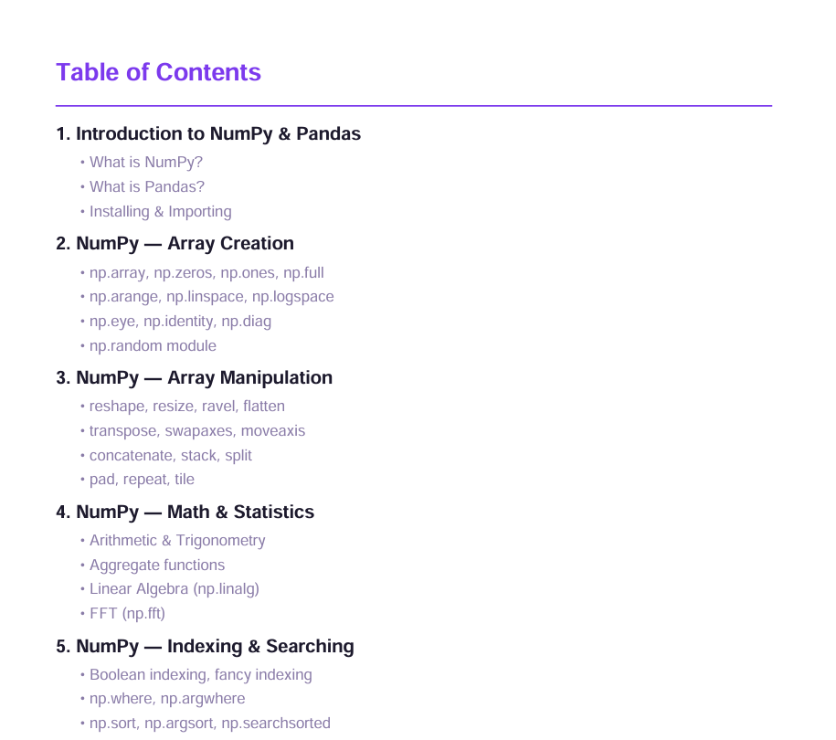 Numpy & Pandas Complete Guide for Beginners preview image 12