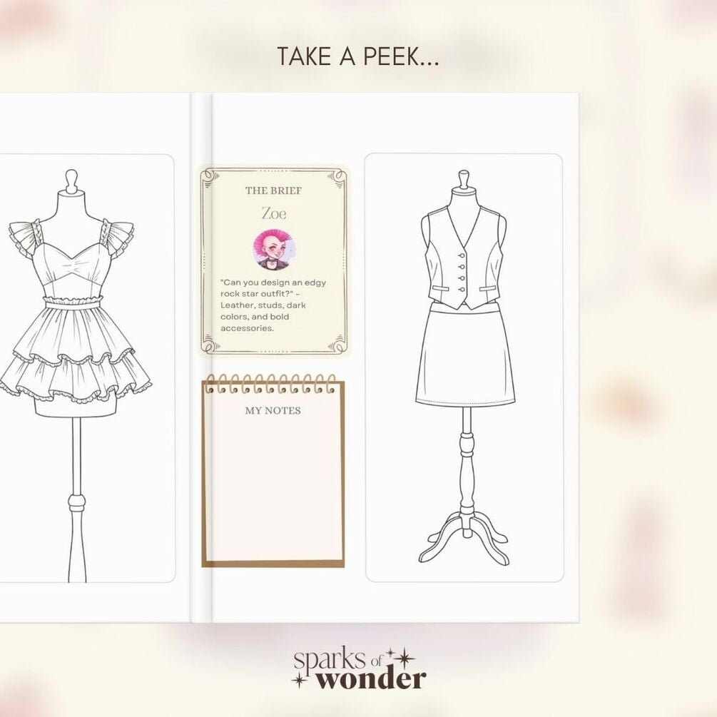 Create Your Fashion Designer Colouring Book