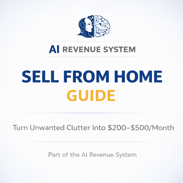 Sell From Home: Beginner-to-Scaling Income System