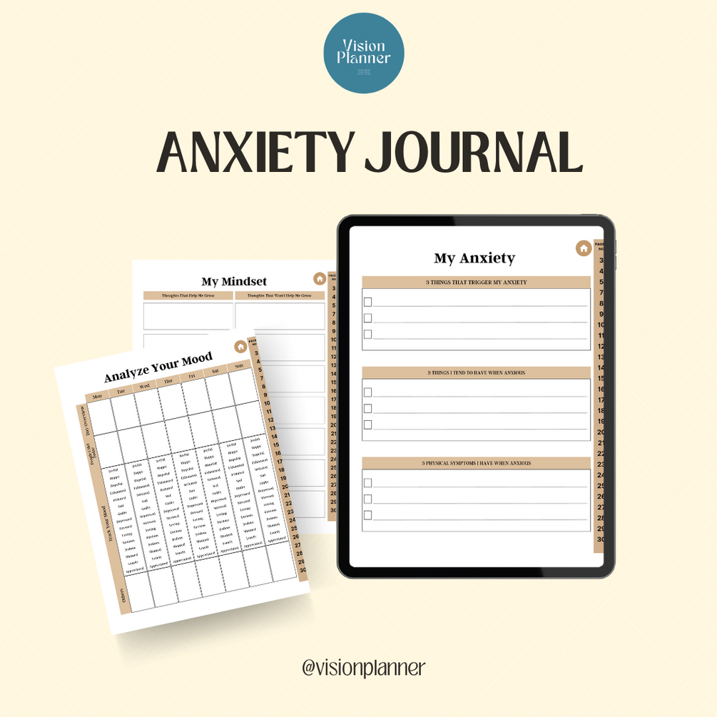 Anxiety Journal Pdf Printable