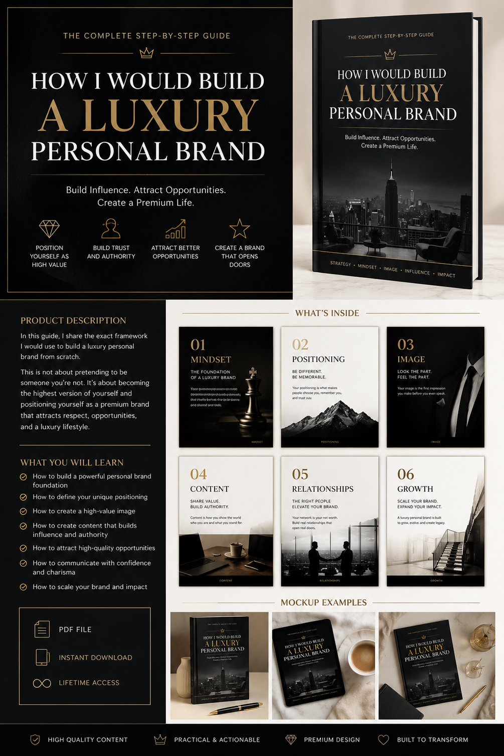 The Luxury Personal Brand Blueprint cover