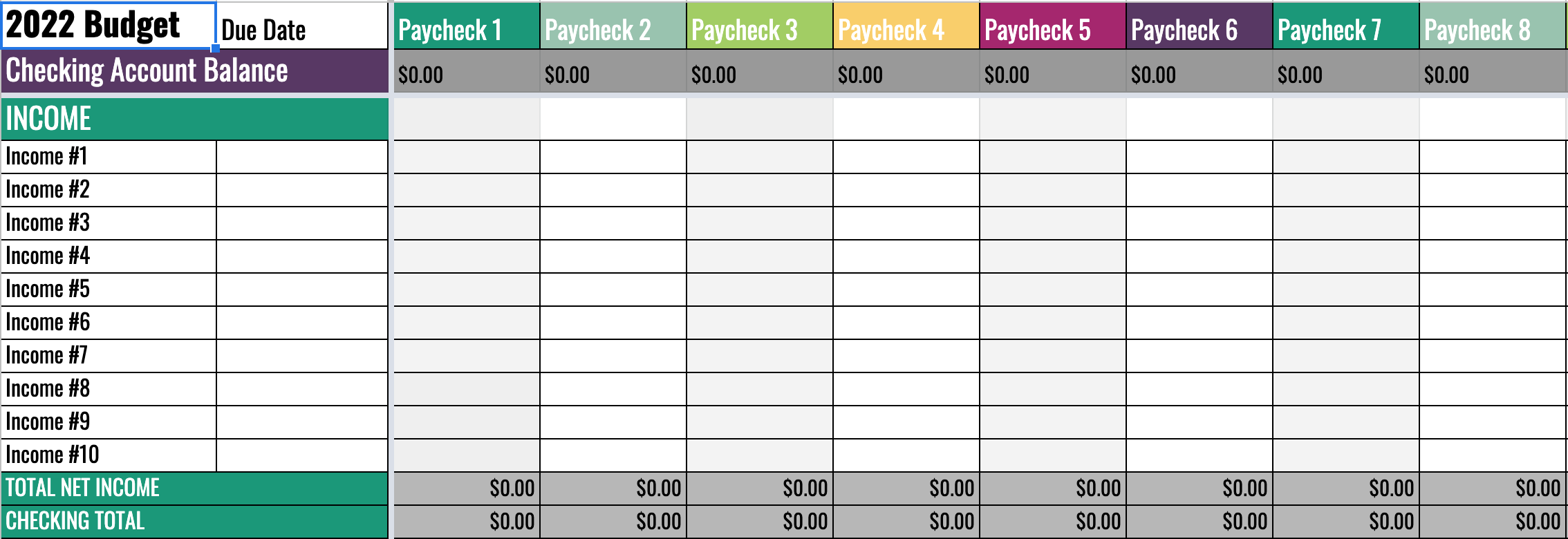 HOW TO MAKE A BUDGET 1. Write down your total income for the upcoming  month. 2. List ALL of your expenses. 3. Subtract your expenses (including  savings) from your income. This should, image size:2268x780