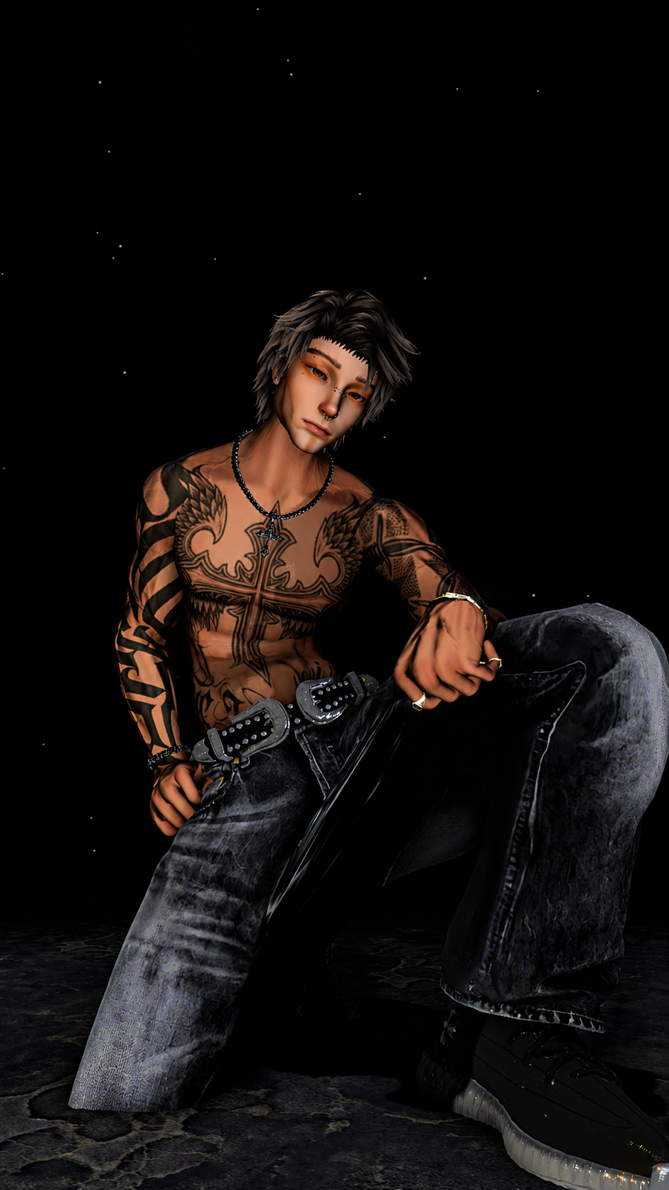 Jake avatar alternate look and accessories