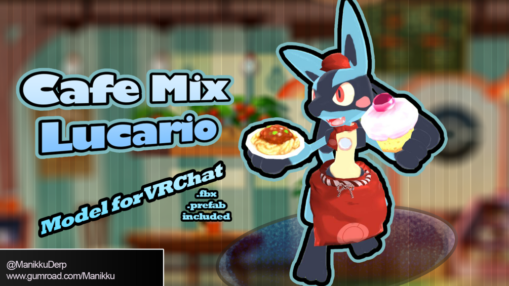 Steam Workshop::Cafe Mix Lucario (Shiny - No Outfit)