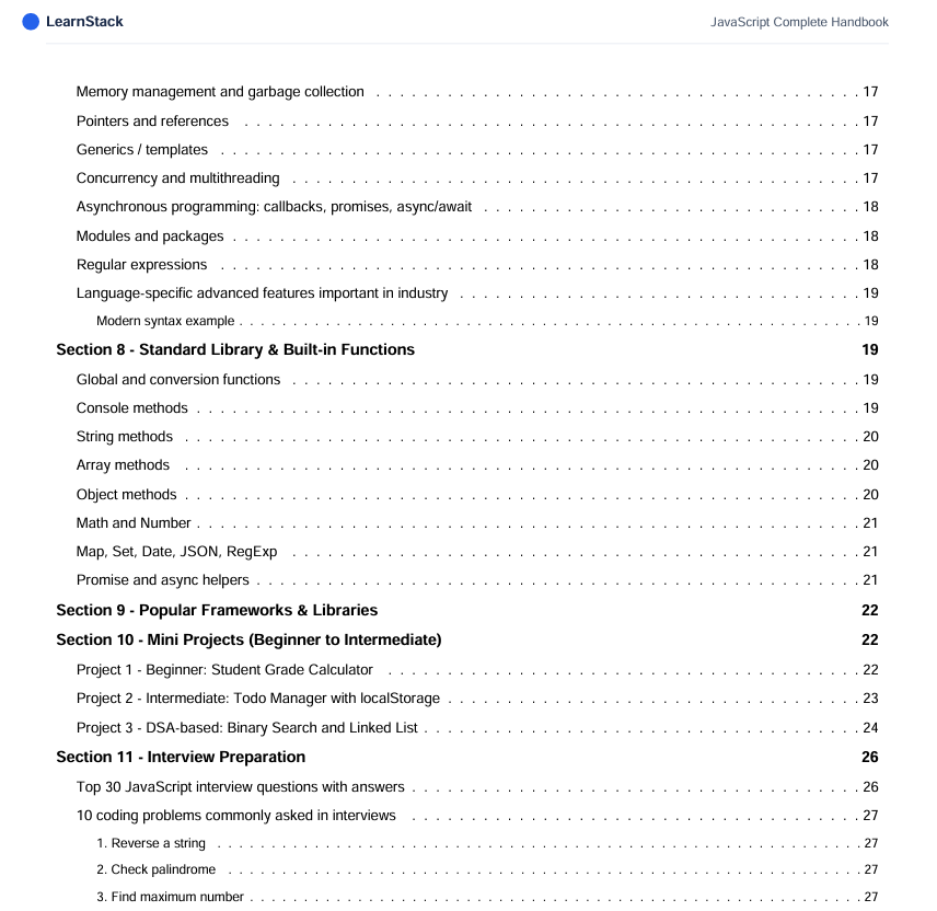 JavaScript HandBook preview image 13