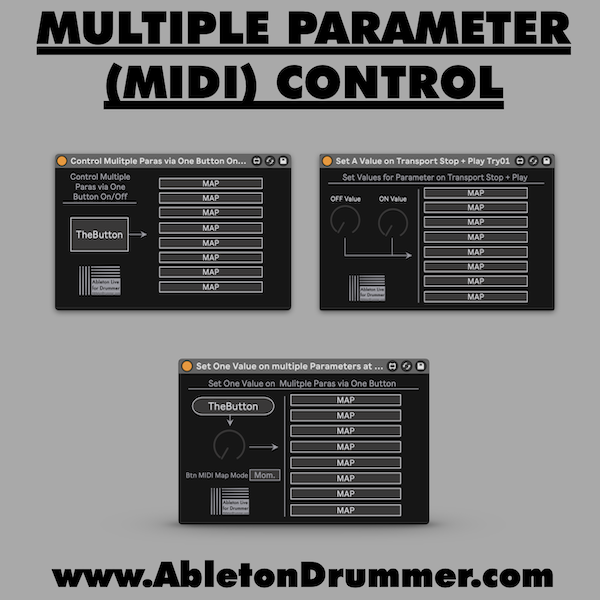 Multiple Parameters MIDI Control - Max for Live Pack