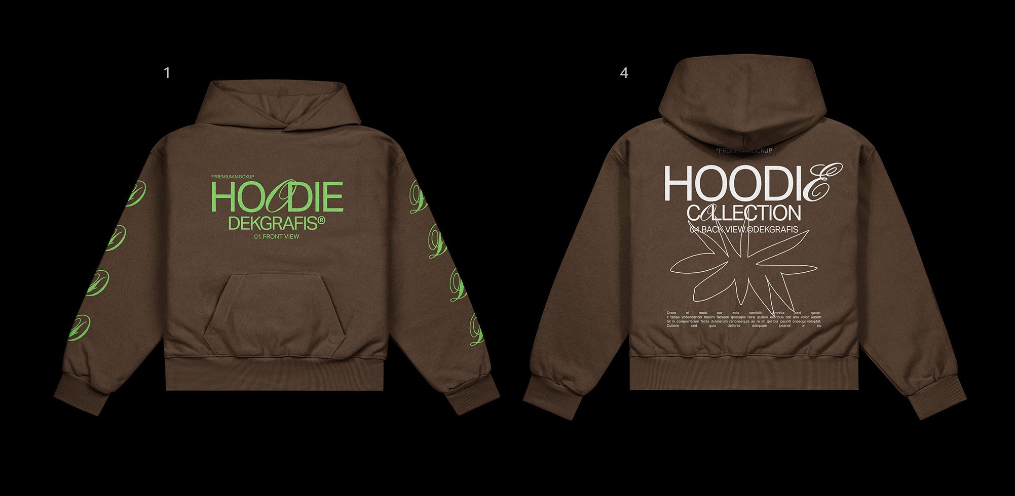 8 Premium Hoodie Mockups 2023