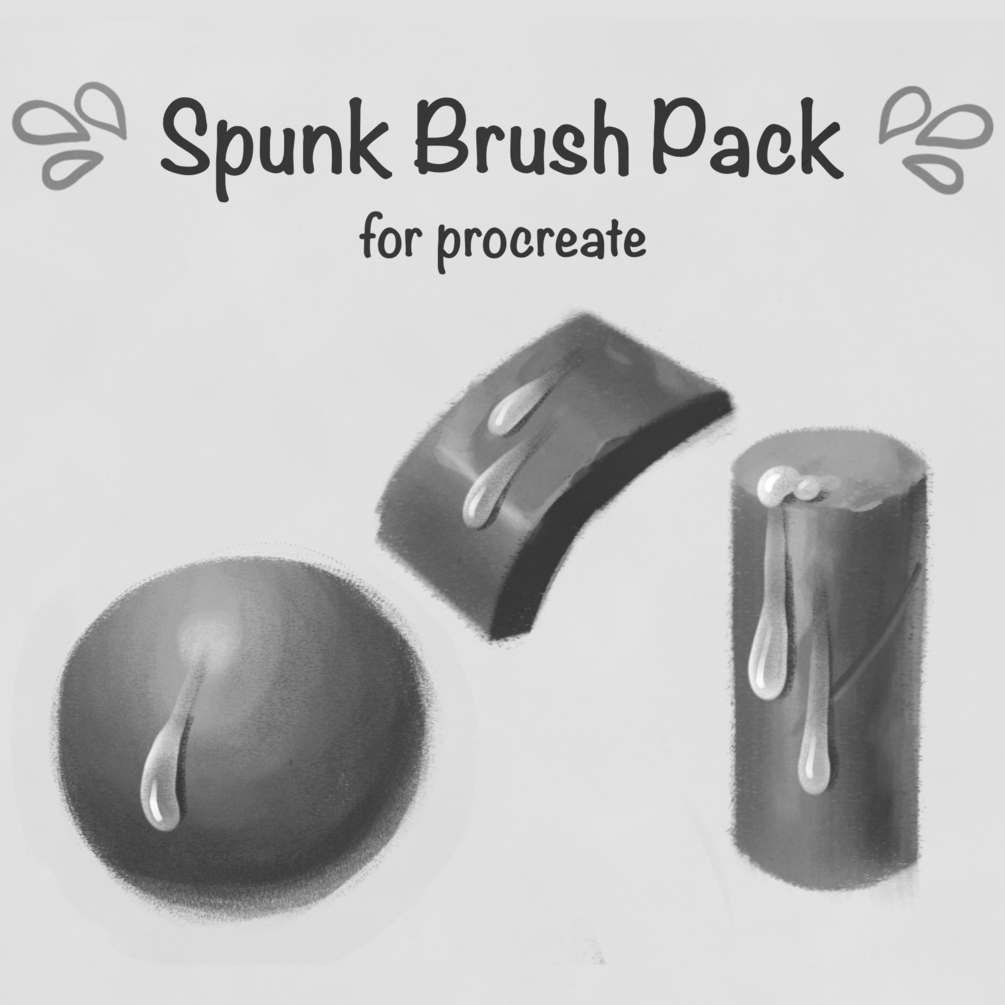 Glue Brush Pack for Procreate 