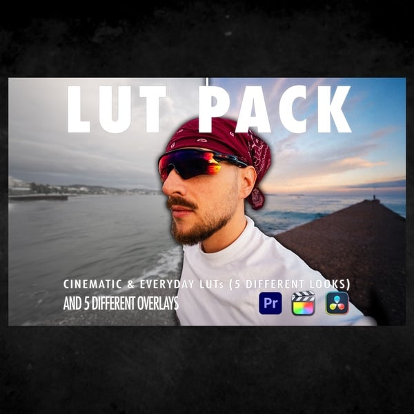 Cinematic and Everyday LUT pack (with 5 Overlays)