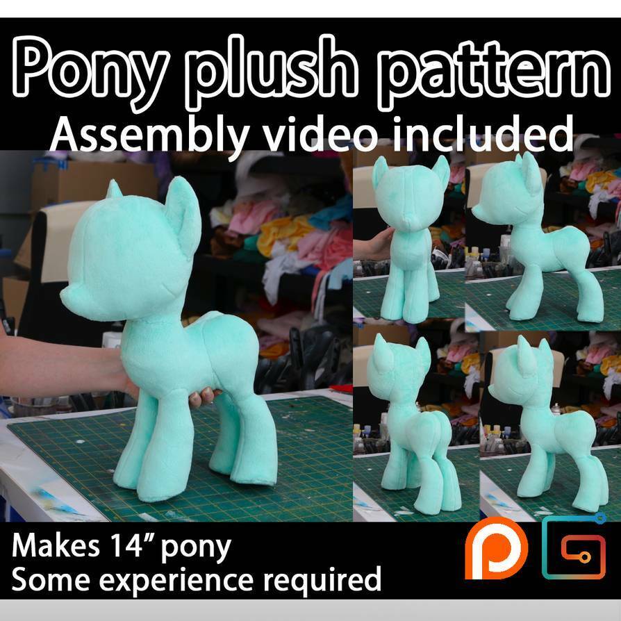 Pony store plush pattern