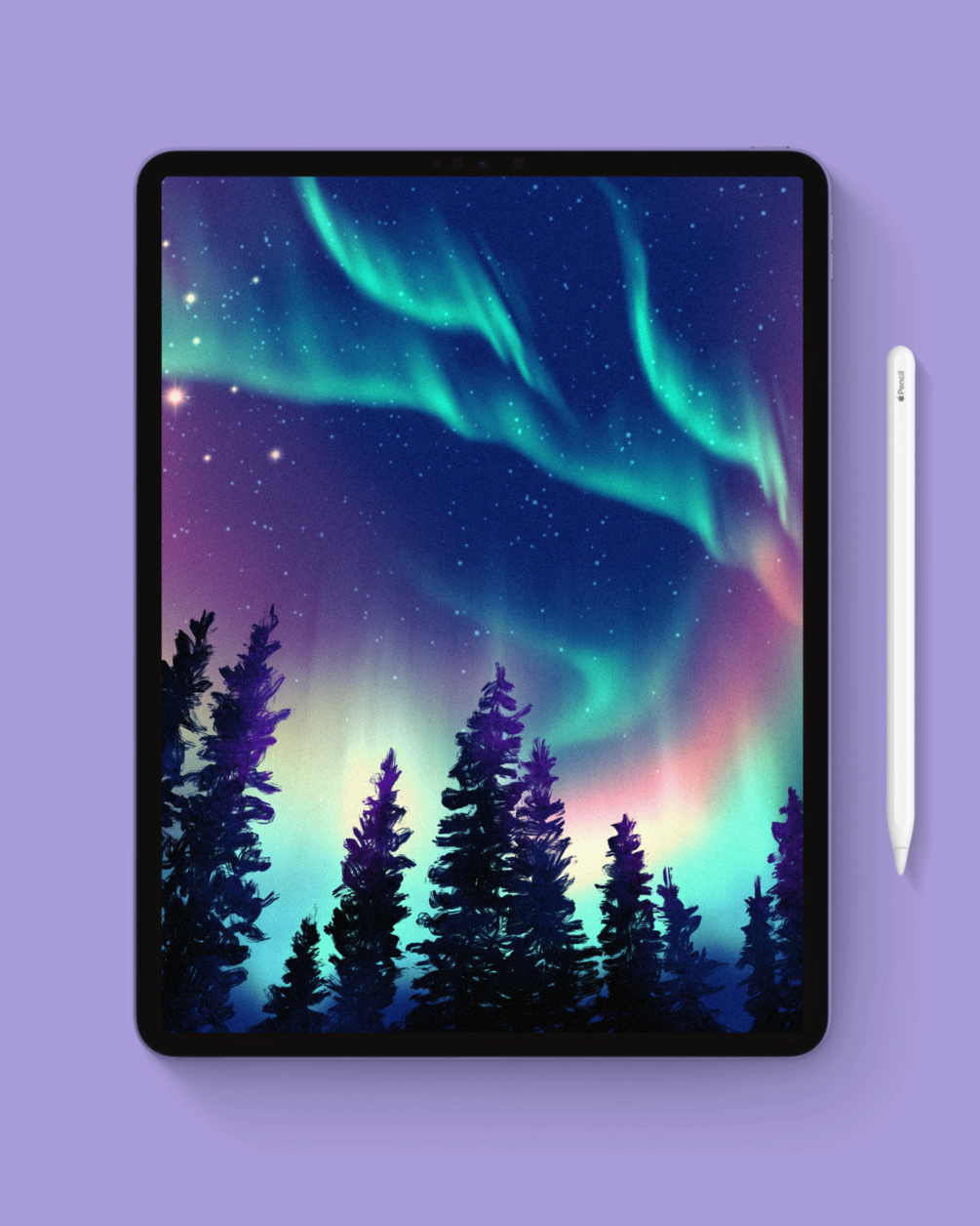 Northern Lights Drawing Tutorial Bundle