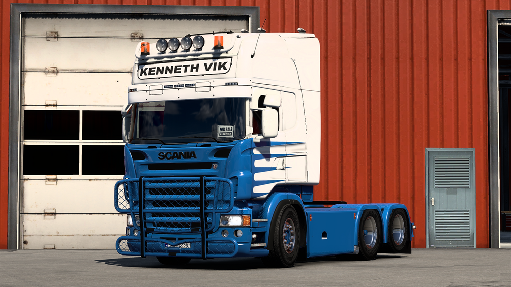Scania RJL 5s Kenneth Vik / Ex Transport Service Skien Skin by ETS2 Hedmark Truckstyling