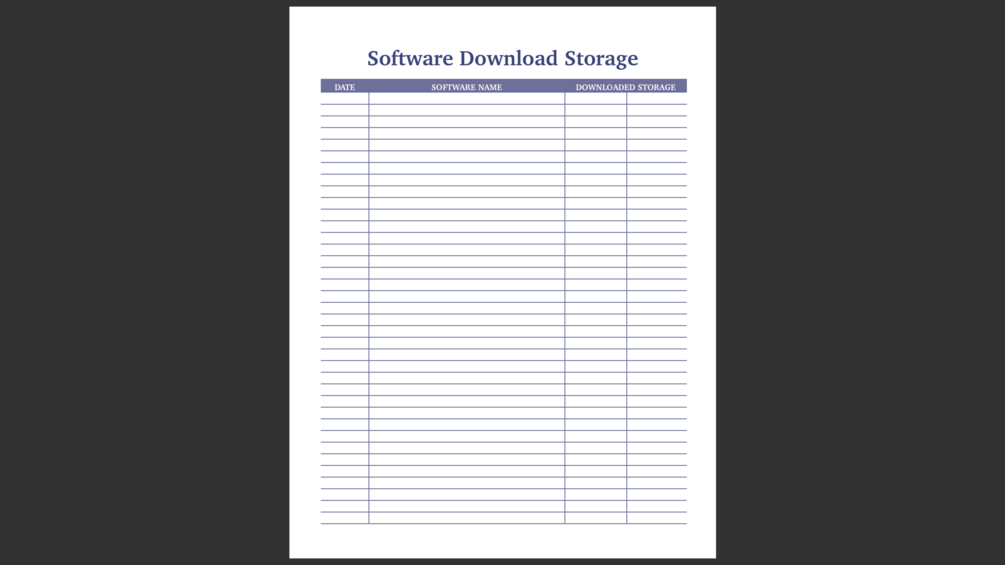 Software Downloads Page