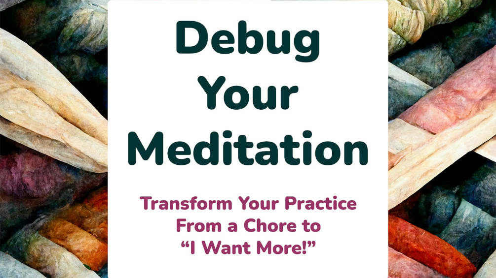 Debug Your Meditation: Transform Your Practice from a Chore to "I Want More!"