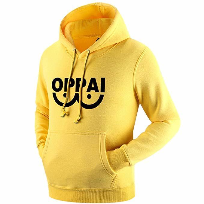 Saitama Oppai Hoodie Yellow