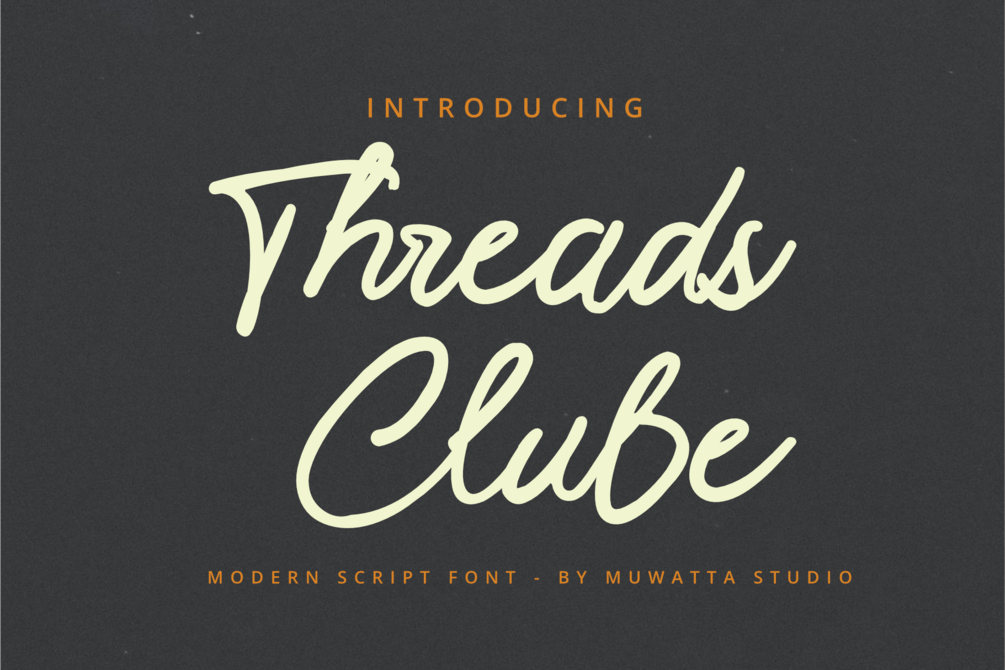 Threads Clube Font