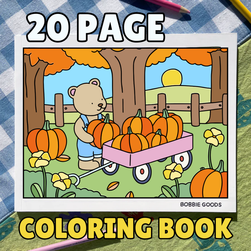 bobbie goods coloring book (Digital Download)