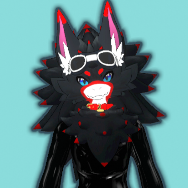 🖤 Latex Suit for Nova Beat — VRChat Ready