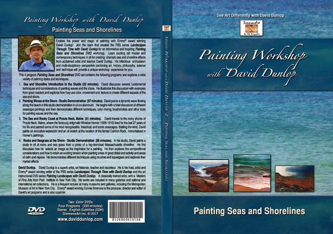 Painting Seas and Shorelines with David Dunlop by Connie Simmons