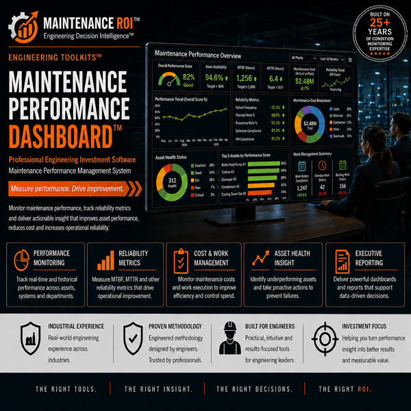 Maintenance Performance Dashboard product cover