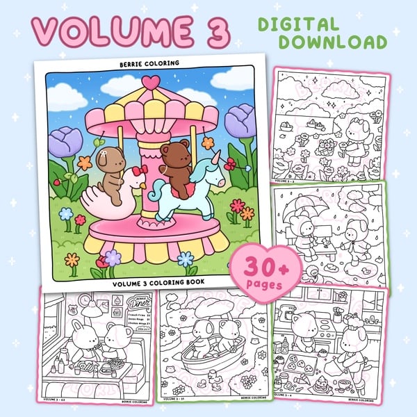 Volume 3 Coloring Pages Berrie Coloring