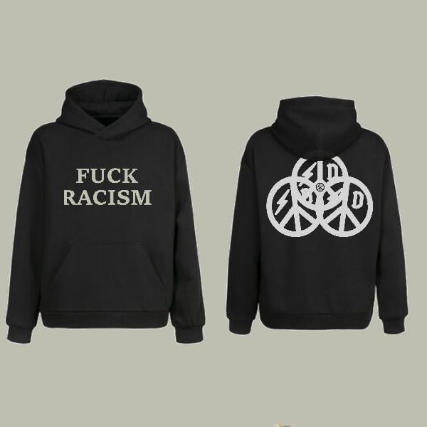 F*** Racism Hoodie Plain