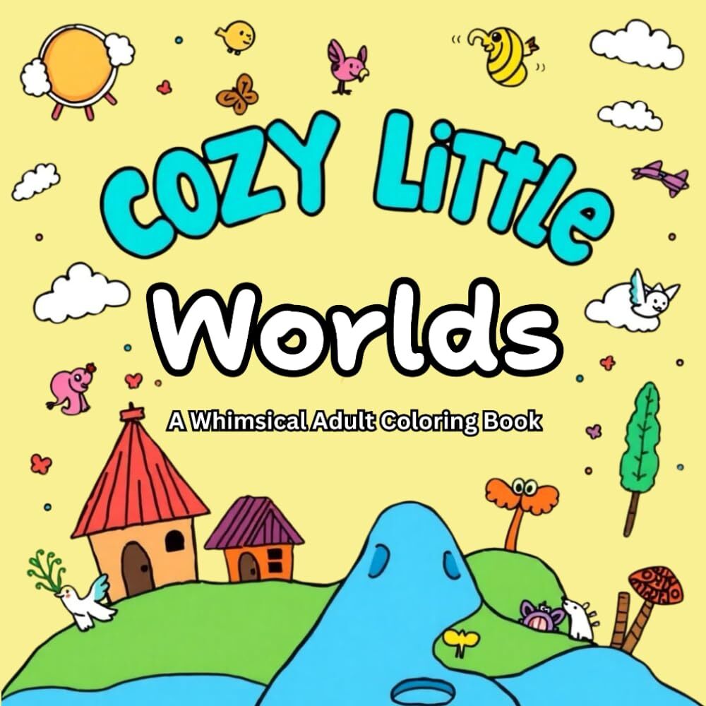Adult Coloring Book Cover