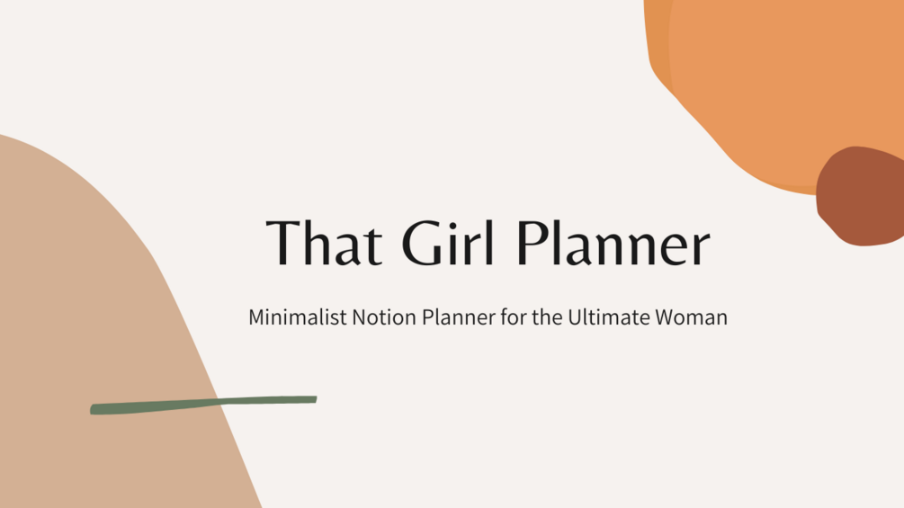 That girl planner