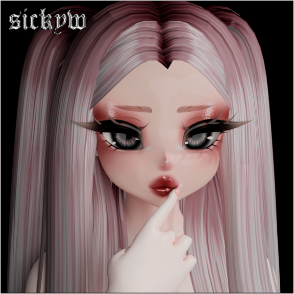 ✧*..´ pinky makeup texture for bunisu head v2 (4 tones)