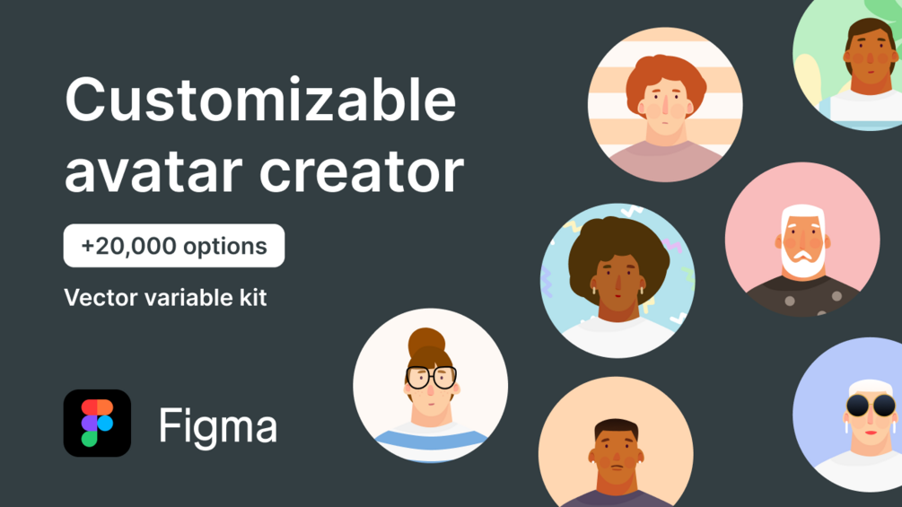 Avatar Creator for Figma - Customizable Ultimate Vector Kit