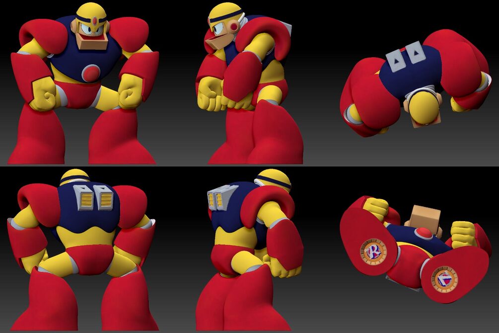 Mega Man: Guts Man 3D Print STL