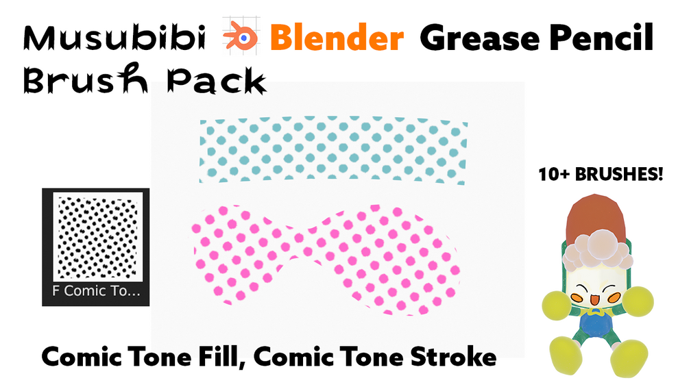 Blender Grease Pencil brush pack