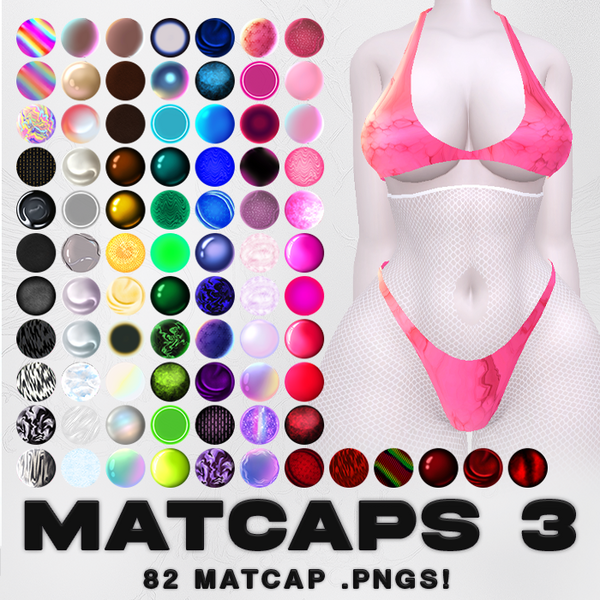 【 Awmi's VRCHAT MATCAPS 3 】 