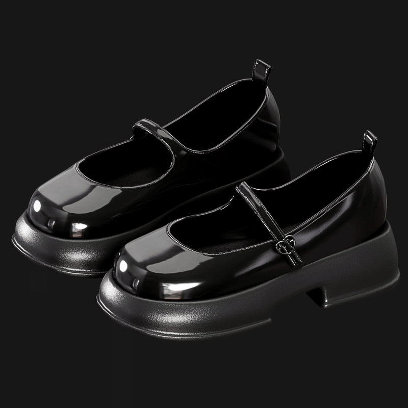 Shoes Pack 1 - Mary Jane Shiny Varnish | WOLVES STUDIO