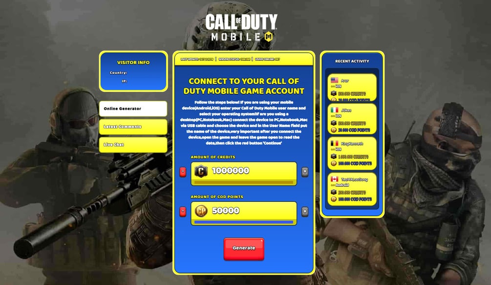 Call of Duty Mobile Cheats – Guides for more COD Points hack