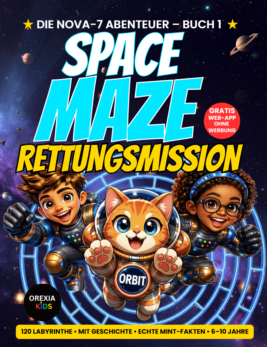 Cover SPACE MAZE — Rettungsmission, Die Nova-7 Abenteuer Buch 1