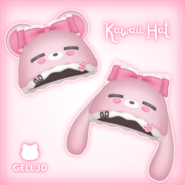 Kawaii Hat (Bunny, Teddy & Kitty)