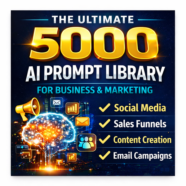 The Ultimate 5000 AI Prompt Library