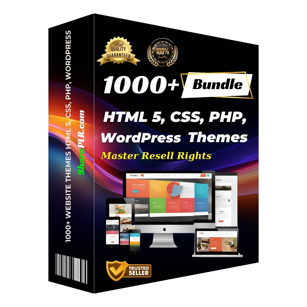 1000 website themes html 5 css php wordpress bundle