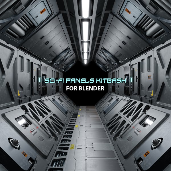 Sci|Fi Panels KitBash by Chuck_CG